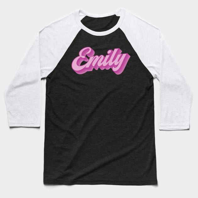 Emily Baseball T-Shirt by Snapdragon
